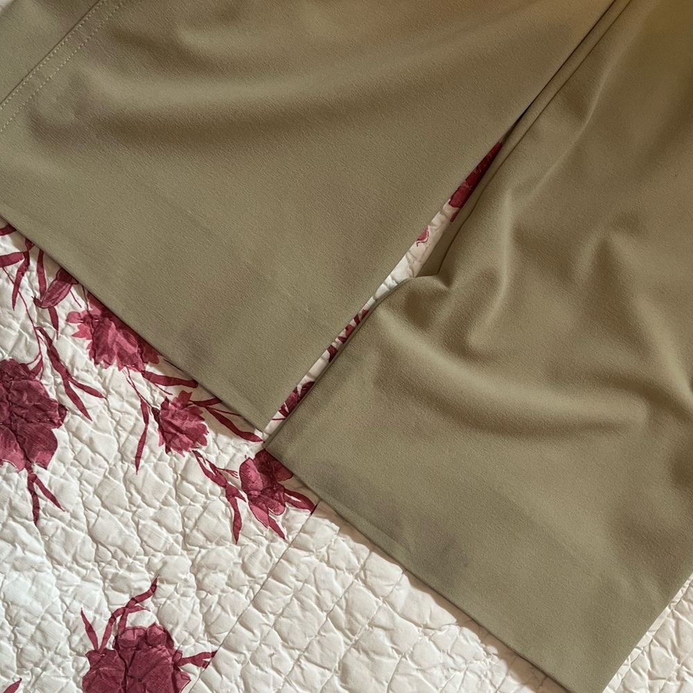 Djerf Avenue Cream Straight Leg Pants - Picture 2 of 8